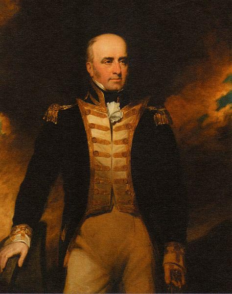 unknow artist Oil Painting portrait of Vice Admiral William Lukin (1768-1833) painted by George Clint